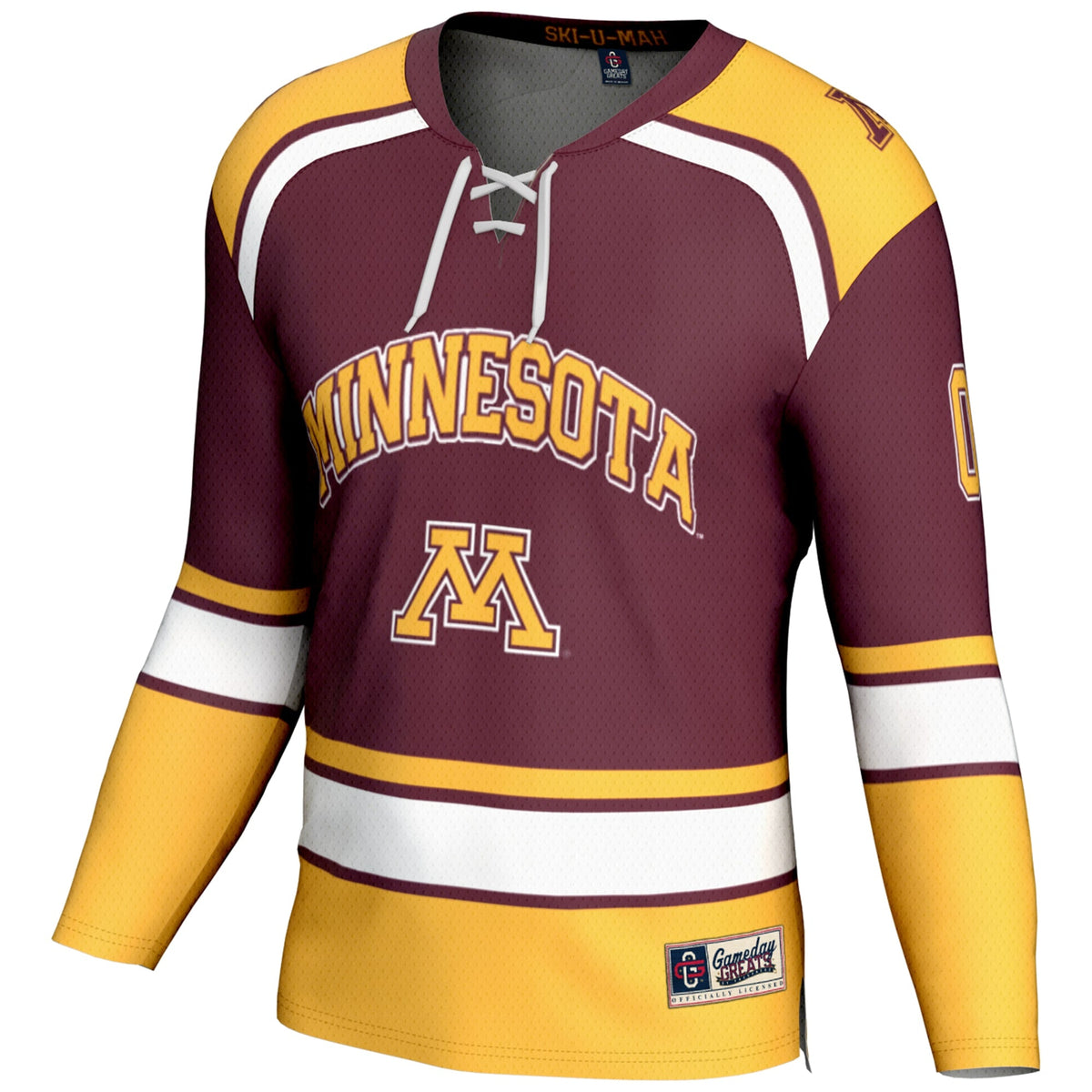 Minnesota Golden Gophers NIL Pick-A-Player Hockey Jersey - Maroon product image 3, provided for visual reference and product