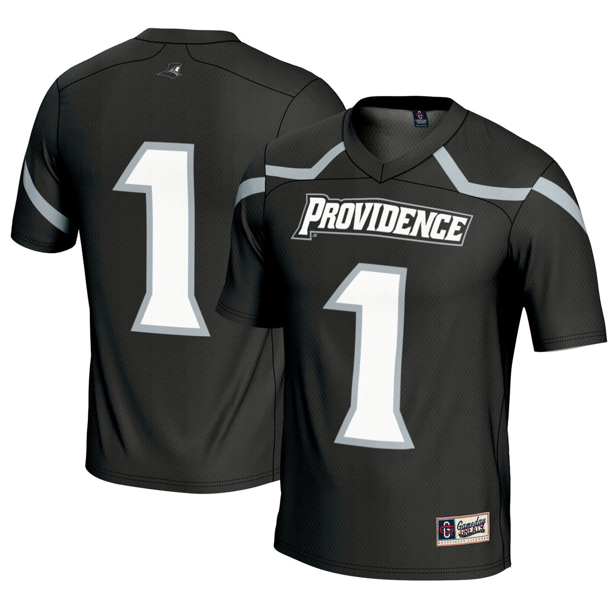 #1 Providence Friars Lightweight Lacrosse Jersey - Black product image 2, provided for visual reference and product detail
