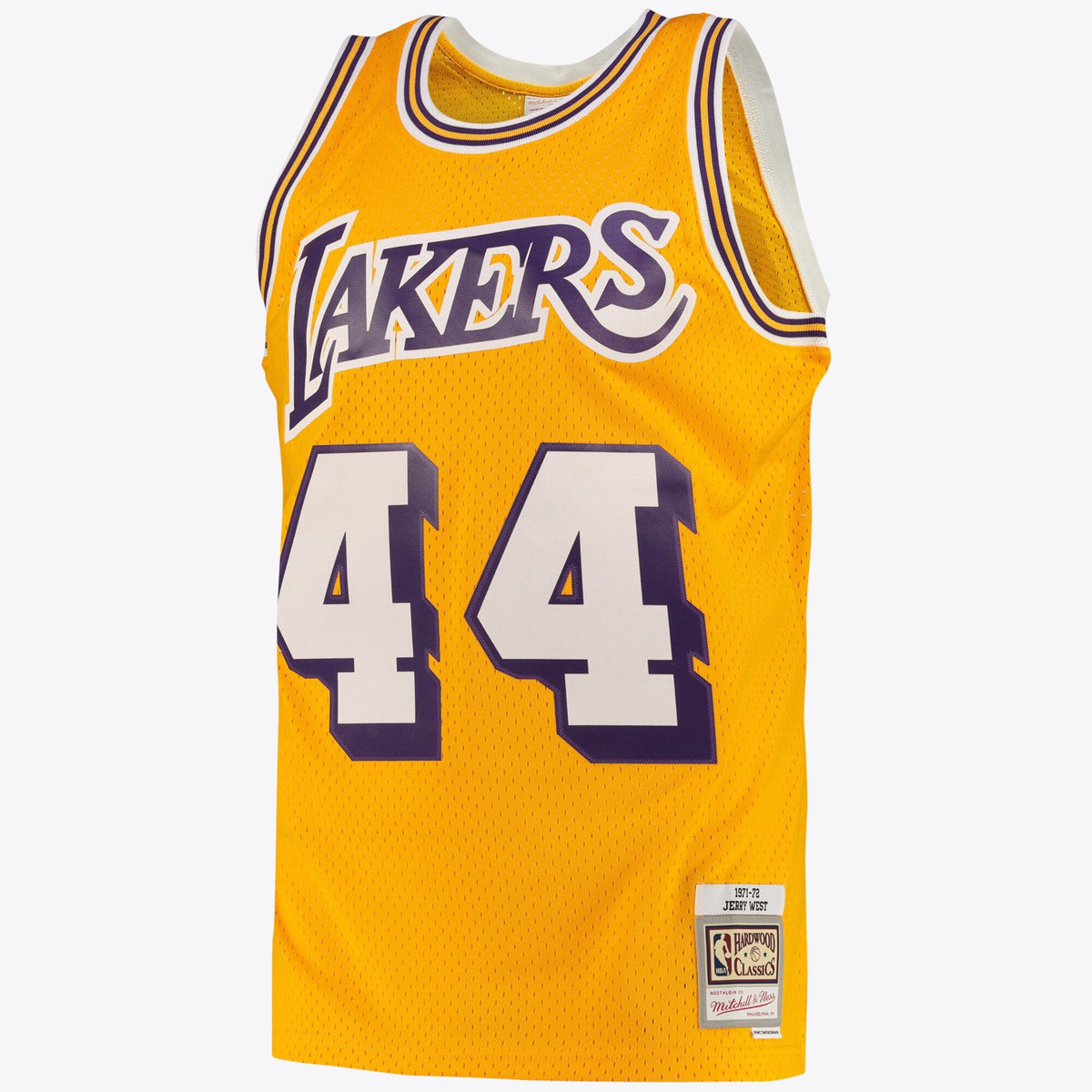 Los Angeles Lakers Jerry West Road Swingman Jersey - Light Gold product image 2, provided for visual reference and product