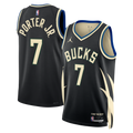 Milwaukee Bucks Statement Edition Swingman Jersey - Hunter Green - Kevin Porter Jr. product image 1, provided for visual