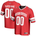 Western Kentucky Hilltoppers NIL Pick-A-Player Football Fashion Jersey - Red product image 1, provided for visual reference
