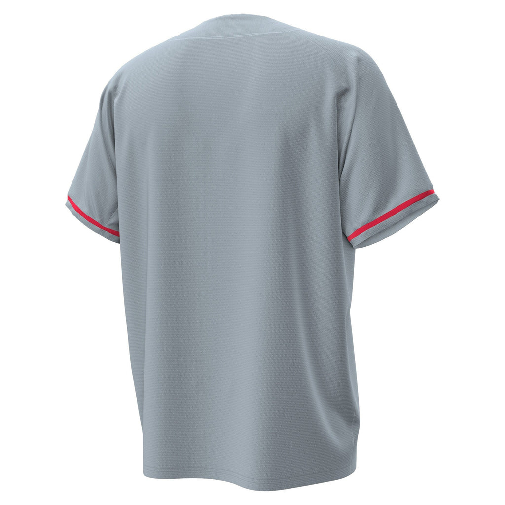 Utah Utes Replica Baseball Jersey - Gray product image 4, provided for visual reference and product detail review
