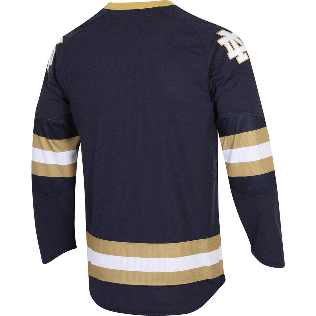 Notre Dame Fighting Irish Replica Hockey Jersey - Navy product image 4, provided for visual reference and product detail