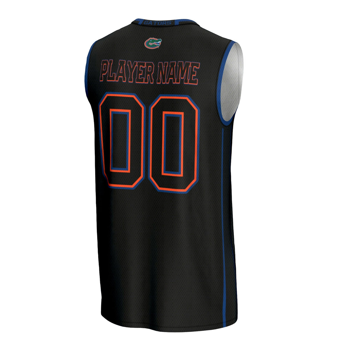Florida Gators NIL Pick-A-Player Lightweight Basketball Jersey - Black product image 4, provided for visual reference and