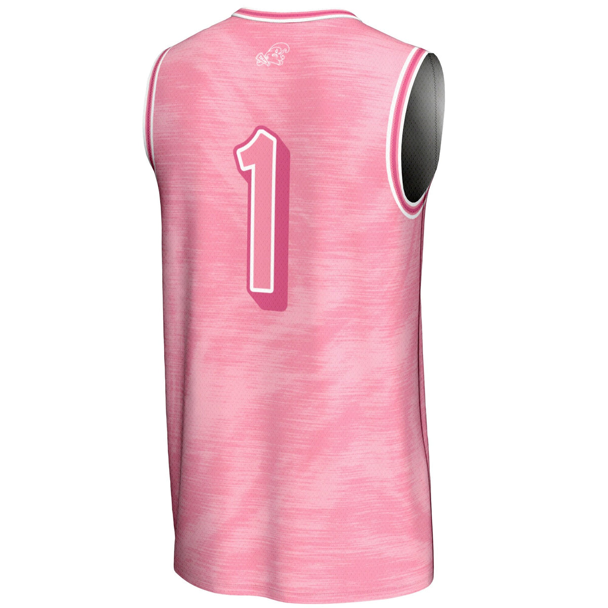 #1 Tulane Green Wave Lightweight Basketball Jersey - Pink product image 4, provided for visual reference and product detail