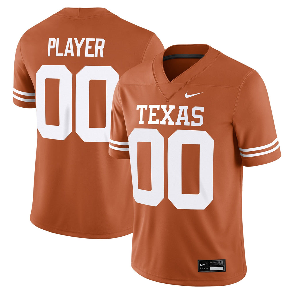 Texas Longhorns NIL Pick-A-Player Game Jersey - Texas Orange product image 1, provided for visual reference and product