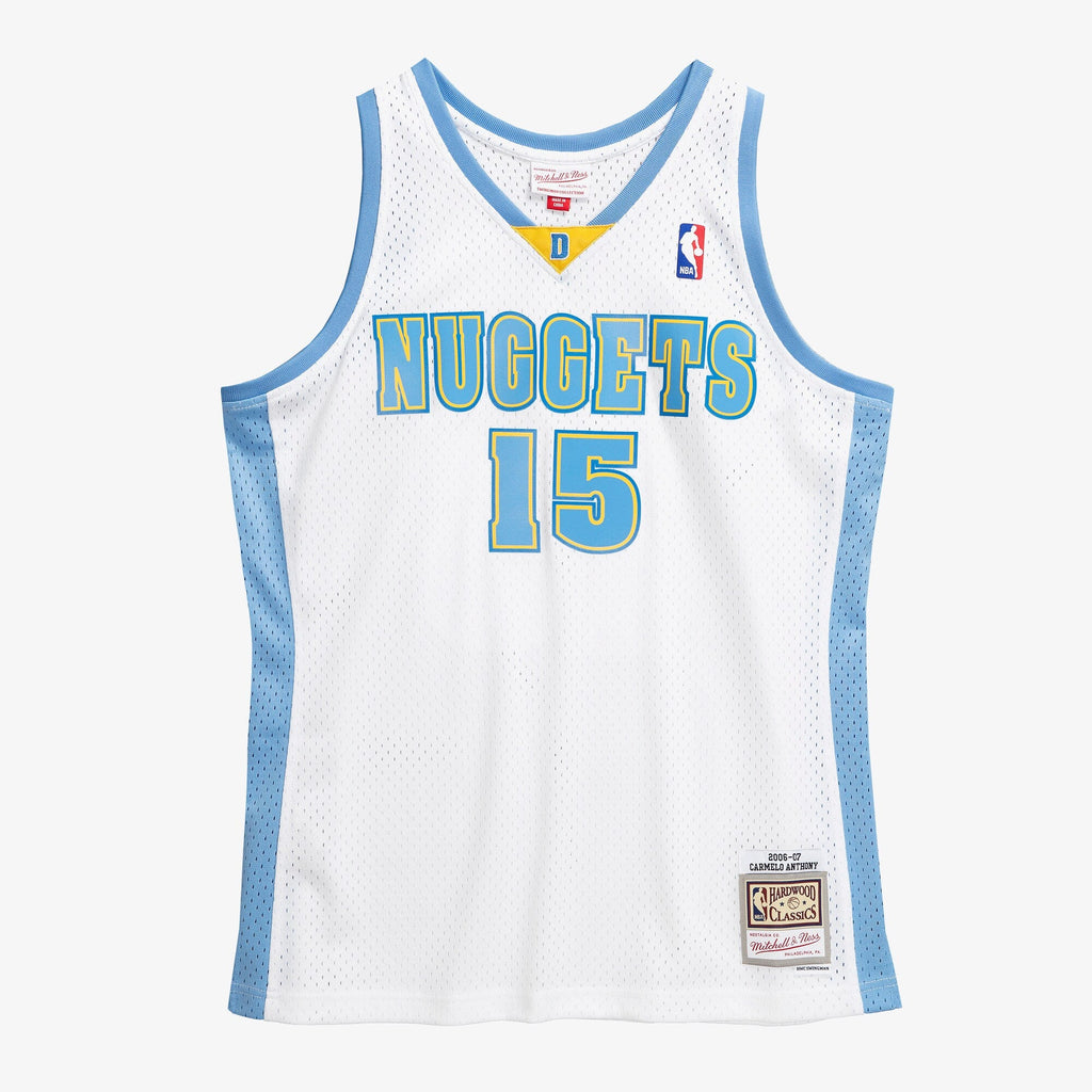 Denver Nuggets Carmelo Anthony 2006 Swingman Authentic Jersey - White product image 3, provided for visual reference and