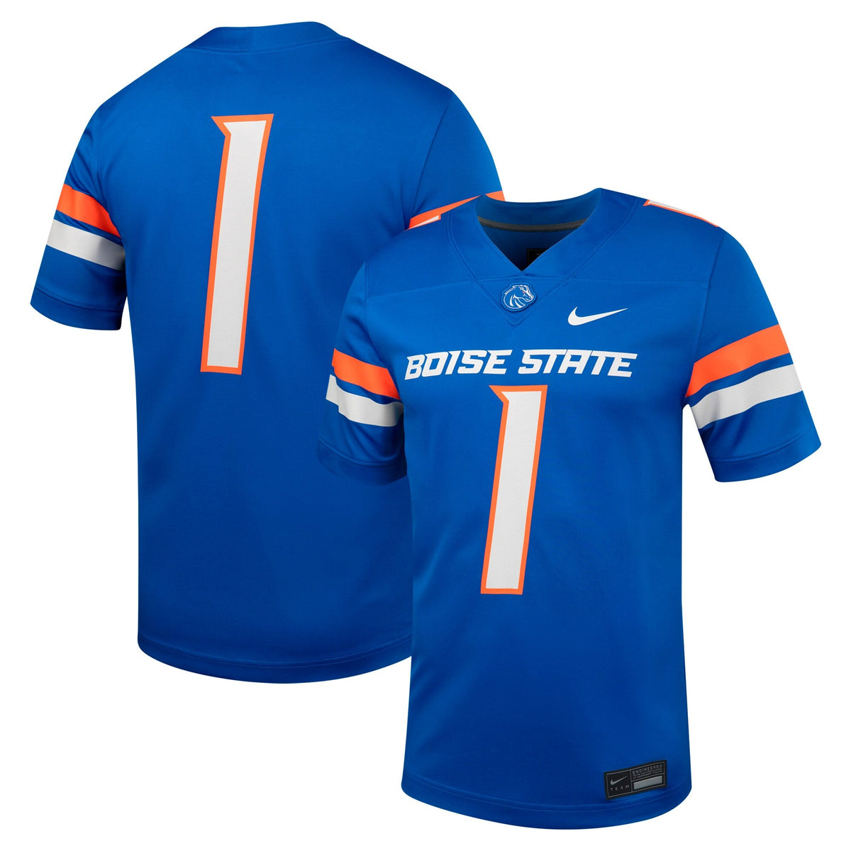 #1 Boise State Broncos Untouchable Football Jersey - Royal product image 2, provided for visual reference and product detail