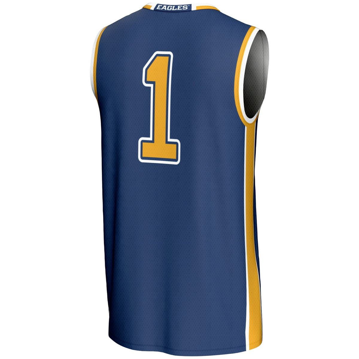 #1 Emory Eagles Lightweight Basketball Jersey - Blue product image 4, provided for visual reference and product detail review