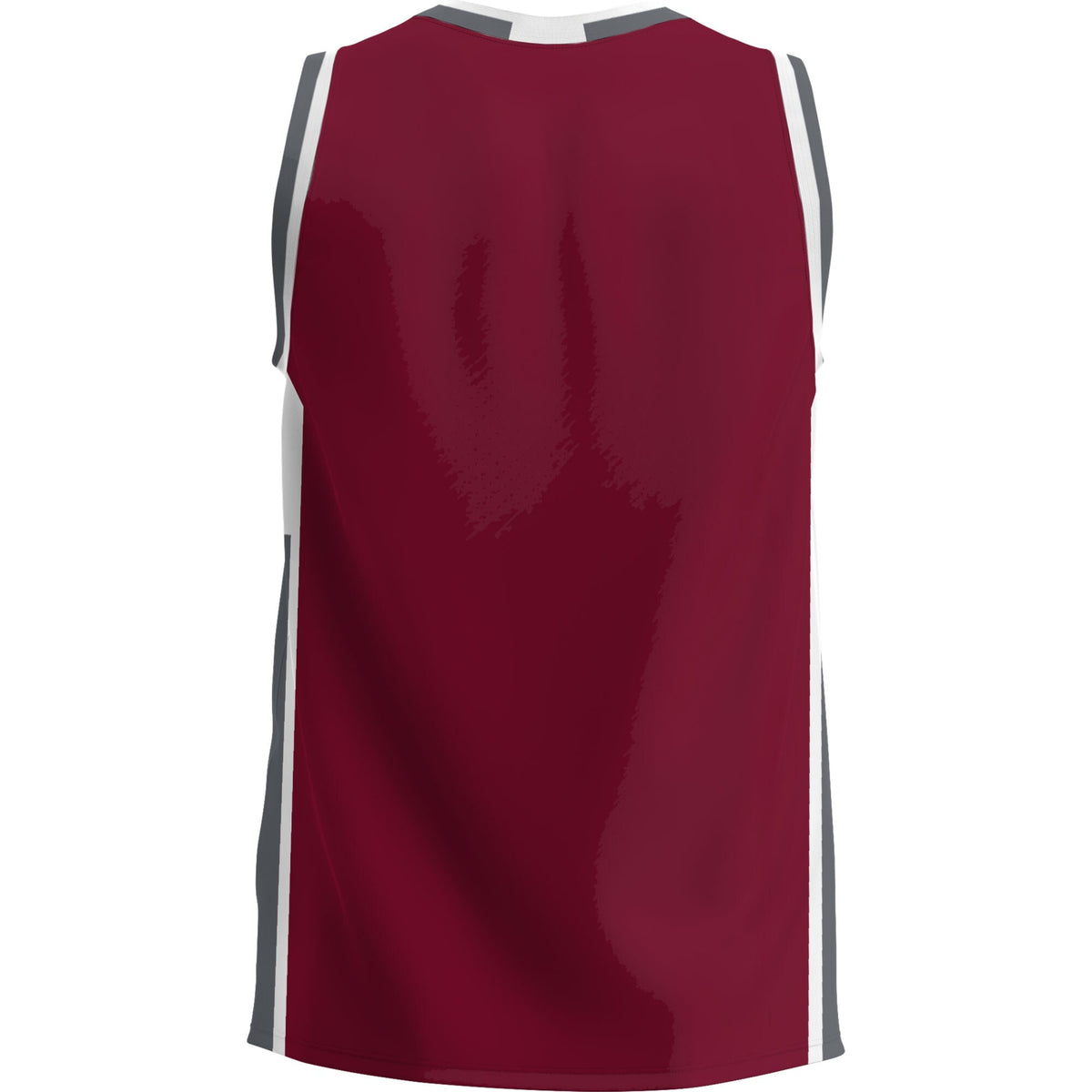 Northwestern Ohio Racers Lightweight Basketball Jersey - Burgundy product image 4, provided for visual reference and product