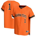 #1 Oklahoma State Cowboys Lightweight Collegiate Baseball Fashion Jersey - Orange product image 1, provided for visual