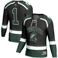 #1 Michigan State Spartans Hockey Jersey - Black product image 1, provided for visual reference and product detail review