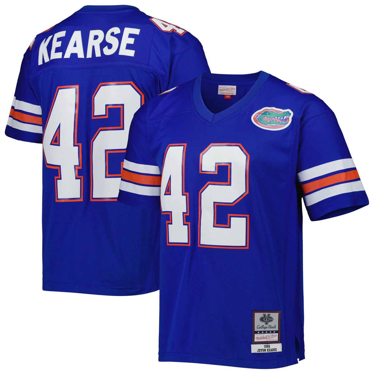 Jevon Kearse Florida Gators 1996 Legacy Jersey - Royal product image 1, provided for visual reference and product detail