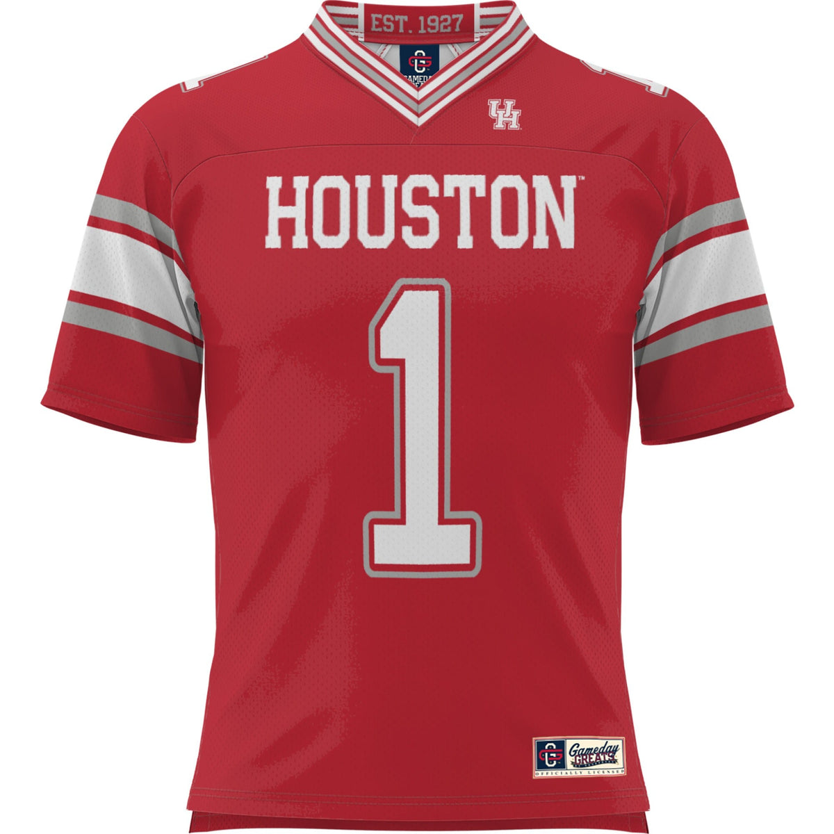 #1 Houston Cougars Football Jersey - Red product image 3, provided for visual reference and product detail review