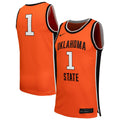 #1 Oklahoma State Cowboys Replica Basketball Jersey - Orange product image 1, provided for visual reference and product
